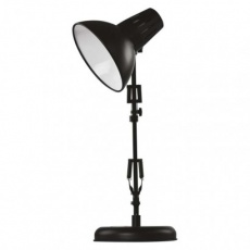 Stolní lampa DUSTIN na žárovku E27, černá