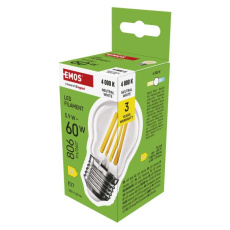 LED žárovka Filament Mini Globe / E27 / 5,9 W (60 W) / 806 lm / neutrální bílá LED žárovka Filament Mini Globe / E27 / 5,9 W (60 W) / 806 lm / neutrální bílá