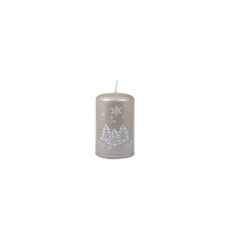 Svíčka vánoční Winter Forest Pillar 50 x 75 mm - mocca Svíčka vánoční Winter Forest Pillar 50 x 75 mm - mocca