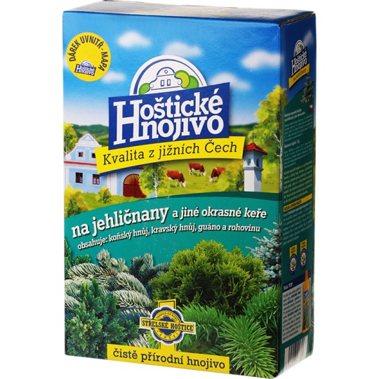 Hoštické - jehličnany 1 kg s guánem