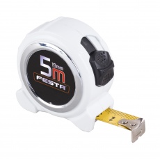 Metr svinovací FESTA 5mx19mm Bílý Metr svinovací FESTA 5mx19mm Bílý