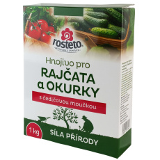 Hnojivo Rosteto s čedičovou moučkou - rajčata a okurky 1 kg 