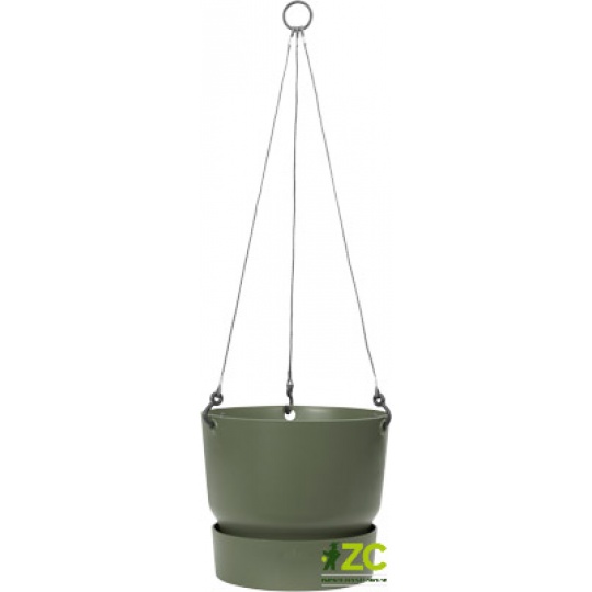 Obal Greenville Hanging Basket závěsný - leaf green 24 cm 