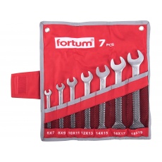 Klíče ploché sada 7ks 6-19mm Fortum Klíče ploché sada 7ks 6-19mm Fortum