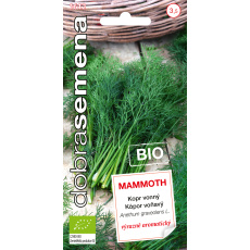Dobrá semena BIO Kopr vonný - Mammoth 3g Dobrá semena BIO Kopr vonný - Mammoth 3g