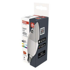 Chytrá LED žárovka GoSmart svíčka / E14 / 4,8 W (40 W) / 470lm / RGB / stmívatelná / Wi-Fi Chytrá LED žárovka GoSmart svíčka / E14 / 4,8 W (40 W) / 470lm / RGB / stmívatelná / Wi-Fi