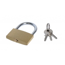Zámek visací mosaz 40mm Zámek visací mosaz 40mm