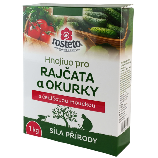 SK Hnojivo Rosteto s čedičovou moučkou - rajčata a okurky 1 kg 