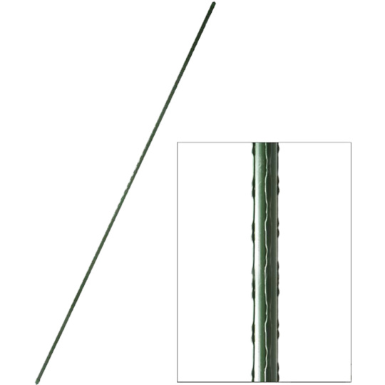 Tyč k rostlinám - 180 cm zel. tl. 20 mm