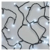 LED vánoční cherry řetěz – kuličky, 30 m, venkovní i vnitřní, studená bílá, časovač