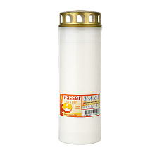 Svíčka hřbitovní s víčkem 470 g – bez motivu (hoří 5 dní)