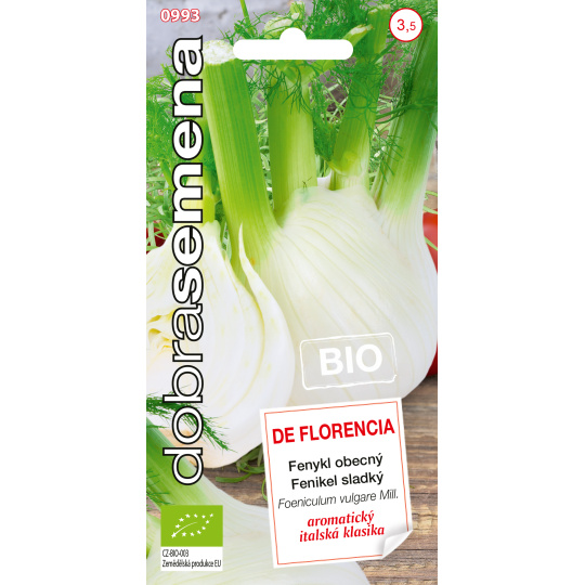 Dobrá semena BIO Fenykl De Florencia - sladký bulvový 1,5g