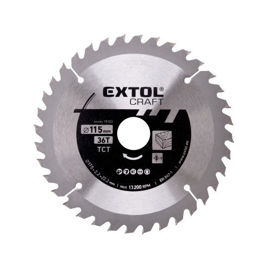 kotouč pilový s SK plátky, O 115x2,2x22,2mm, 36T