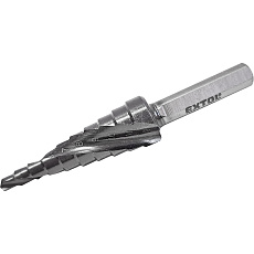 vrták stupňovitý s lamačem třísek, O 3-12mm/po 1mm, HSS-Co vrták stupňovitý s lamačem třísek, O 3-12mm/po 1mm, HSS-Co