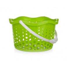 BANQUET Košíček plastový závěsný 19 cm, zelený