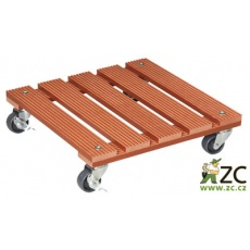 Podložka pod květináč čtvercový - WPC tera 29 cm (nosnost 80kg) Podložka pod květináč čtvercový - WPC tera 29 cm (nosnost 80kg)