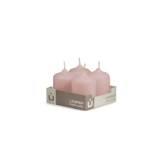 Svíčka adventní - MAT N32 Cylinder 40x60 mm - 4 ks růžová Svíčka adventní - MAT N32 Cylinder 40x60 mm - 4 ks růžová