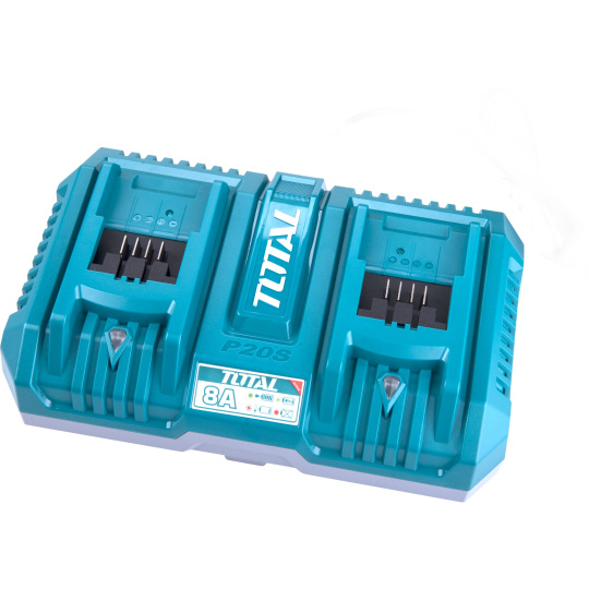 Nabíječka pro 2 baterie, 20V Li-ion, industrial