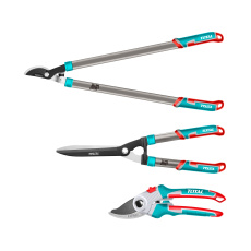 Nůžky zahradnické, sada 3ks, industrial