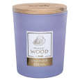 Svíčka sklo - MAGIC WOOD 300 g - Lavender Dream (cena bez slev)