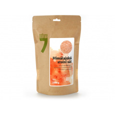 sůl himálajská, kuchyňská, 1000g jemně mletá sůl himálajská, kuchyňská, 1000g jemně mletá