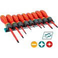 Šroubováky elektrikářské 1000V, VDE, sada 9ks, industrial