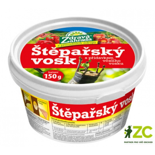 Zdravá zahrada - Štěpařský vosk- kelímek 150 g