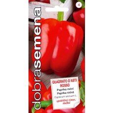 Dobrá semena Paprika zel. - Quadrato D´asti Rosso 0,4g, červená