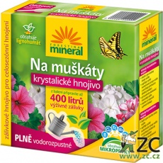 Krystalické hnojivo s lignohumátem - Na muškáty 400 g