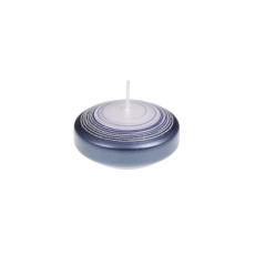 Svíčka plovoucí Tonnet 70x25 mm - modrá metalíza Svíčka plovoucí Tonnet 70x25 mm - modrá metalíza