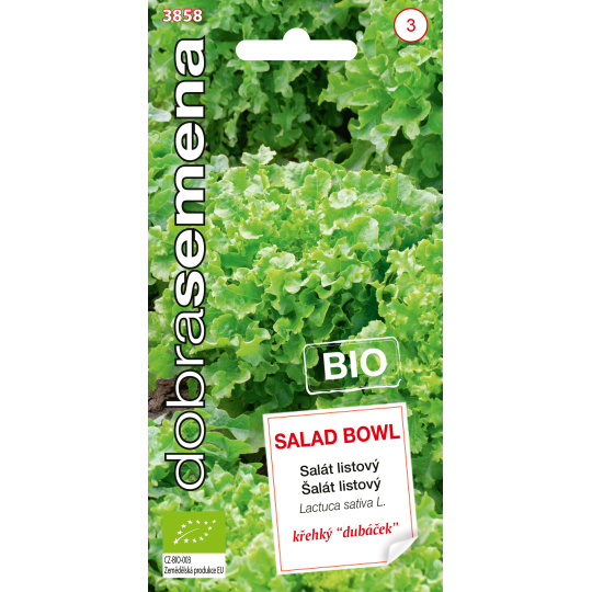 Dobrá semena BIO Salát křehký dubáček - Salad Bowl 0,5g