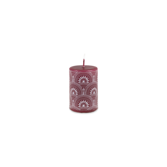 Svíčka Surprise Pillar 50 x 75 mm - tmavě červená