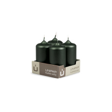 Svíčka adventní - METAL M139 Cylinder 40x80 mm - 4 ks zelená Svíčka adventní - METAL M139 Cylinder 40x80 mm - 4 ks zelená