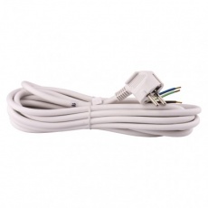 Flexo šňůra PVC 3× 1,5mm2, 5m, bílá Flexo šňůra PVC 3× 1,5mm2, 5m, bílá