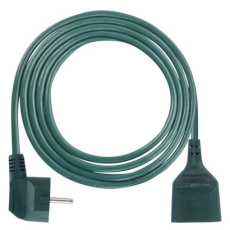 Prodlužovací kabel 2 m / 1 zásuvka / zelený / PVC / 1 mm2 Prodlužovací kabel 2 m / 1 zásuvka / zelený / PVC / 1 mm2