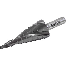 vrták stupňovitý s lamačem třísek, O 4-22mm/po 2mm, HSS-Co vrták stupňovitý s lamačem třísek, O 4-22mm/po 2mm, HSS-Co