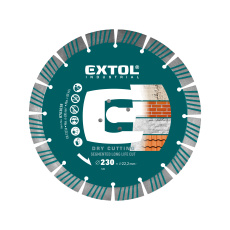 kotouč diamantový řezný segmentový Long Life Cut, suché řezání, O 230x22,2x2,3mm kotouč diamantový řezný segmentový Long Life Cut, suché řezání, O 230x22,2x2,3mm