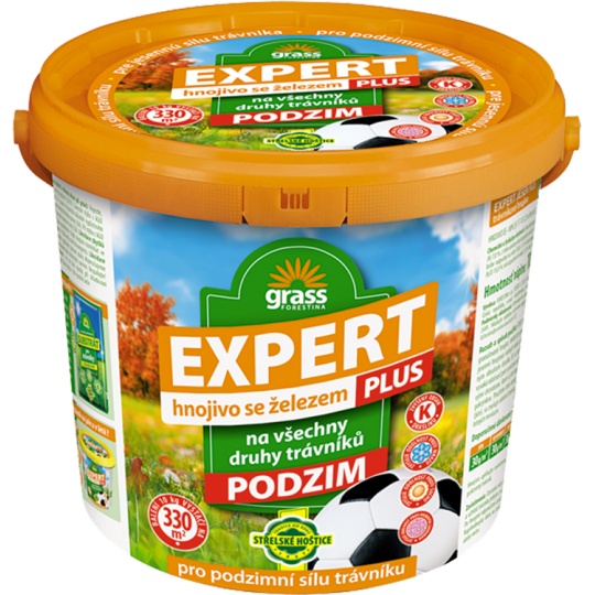 Hnojivo trávníkové - Expert podzim Plus 10 kg kbelík
