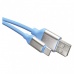 Nabíjecí a datový kabel USB-A 2.0 / USB-C 2.0, 1 m, modrý