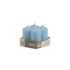 Svíčka adventní - MAT N260 Cylinder 40x80 mm - 4 ks modrá Svíčka adventní - MAT N260 Cylinder 40x80 mm - 4 ks modrá