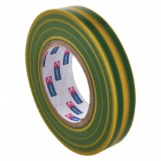 Izolační páska PVC 15mm / 10m zelenožlutá - 10ks Izolační páska PVC 15mm / 10m zelenožlutá - 10ks