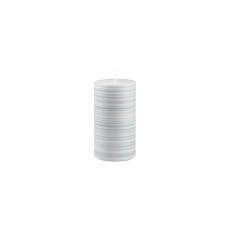 Svíčka Infinity Pillar 60x110 mm - šedá Svíčka Infinity Pillar 60x110 mm - šedá
