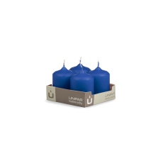 Svíčka adventní - MAT N66 Cylinder 40x60 mm - 4 ks modrá Svíčka adventní - MAT N66 Cylinder 40x60 mm - 4 ks modrá