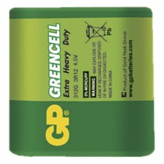 Zinková baterie GP Greencell (4,5V) 3R12 Zinková baterie GP Greencell (4,5V) 3R12