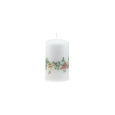 Svíčka vánoční Girlande Pillar 60 x 100 mm - bílá