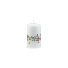 Svíčka vánoční Girlande Pillar 60 x 100 mm - bílá Svíčka vánoční Girlande Pillar 60 x 100 mm - bílá