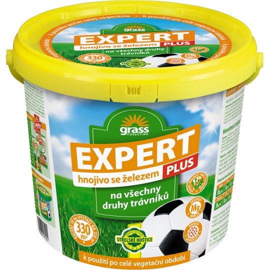 Hnojivo trávníkové - Expert Plus 10 kg kbelík