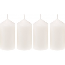 Svíčka adventní 40x75 mm - bílá (4ks) Svíčka adventní 40x75 mm - bílá (4ks)