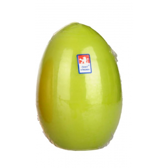 Svíčka vejce střední 60x90 mm - zelené