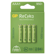 Nabíjecí baterie GP ReCyko 1000 AAA (HR03) - 4ks Nabíjecí baterie GP ReCyko 1000 AAA (HR03) - 4ks